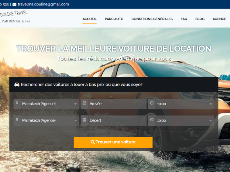Agence de location de voiture Marrakech | Majdoline Travel
